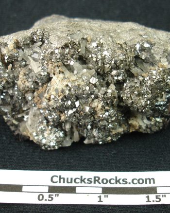 pyrite, sphalerite, and quartz