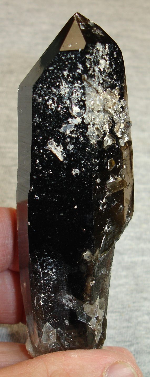 Large smoky quartz with very lustrous faces
