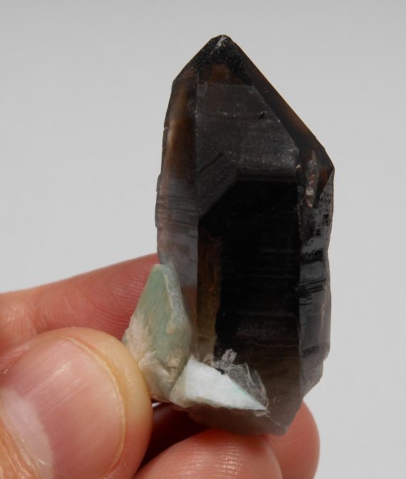 Amazonite and smoky quartz