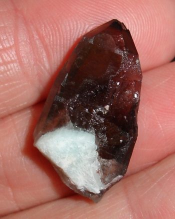 Smoky quartz with pale amazonite