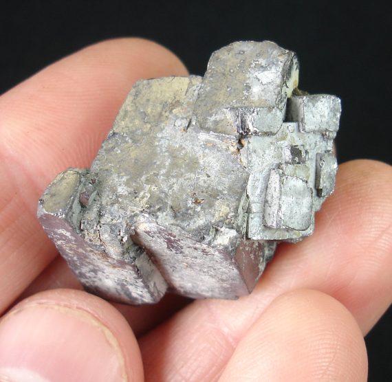 Cluster of galena cubes