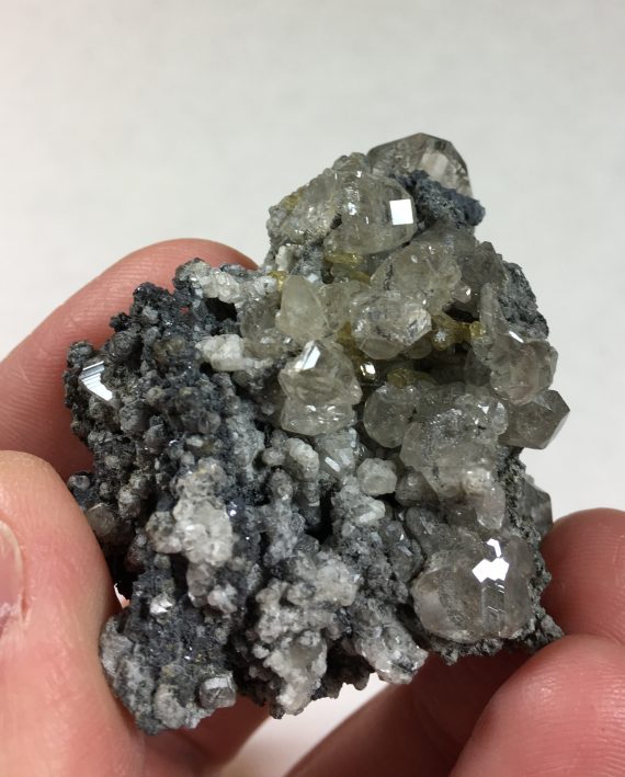 Cerussite crystals on matrix