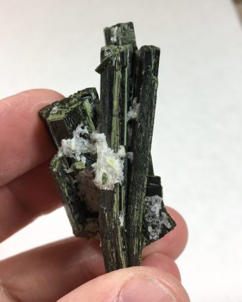 Epidote – gorgeous cluster of crystals