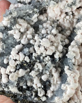 Manganoan Calcite, Pyrite, and Quartz