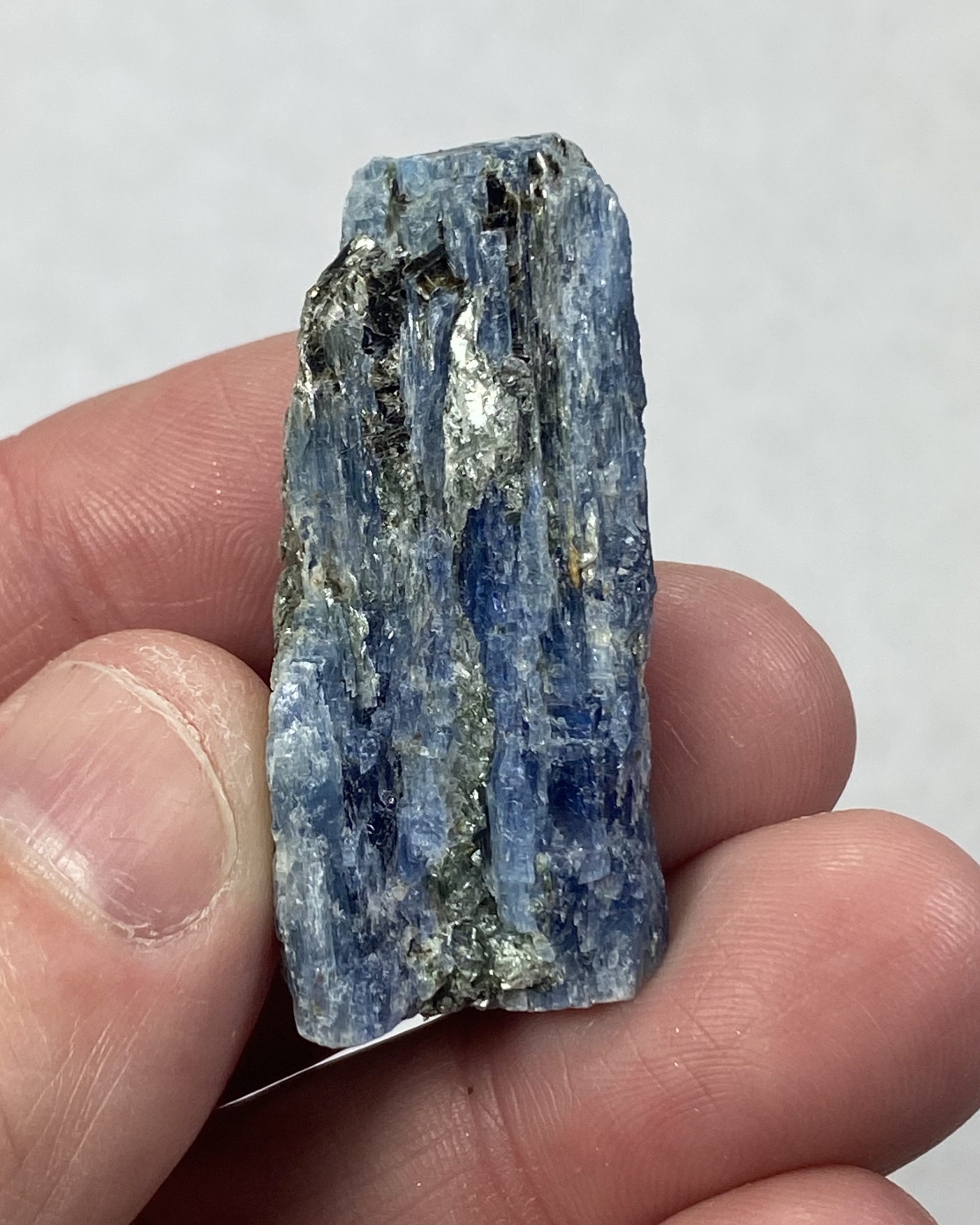 Kyanite - dark blue with biotite